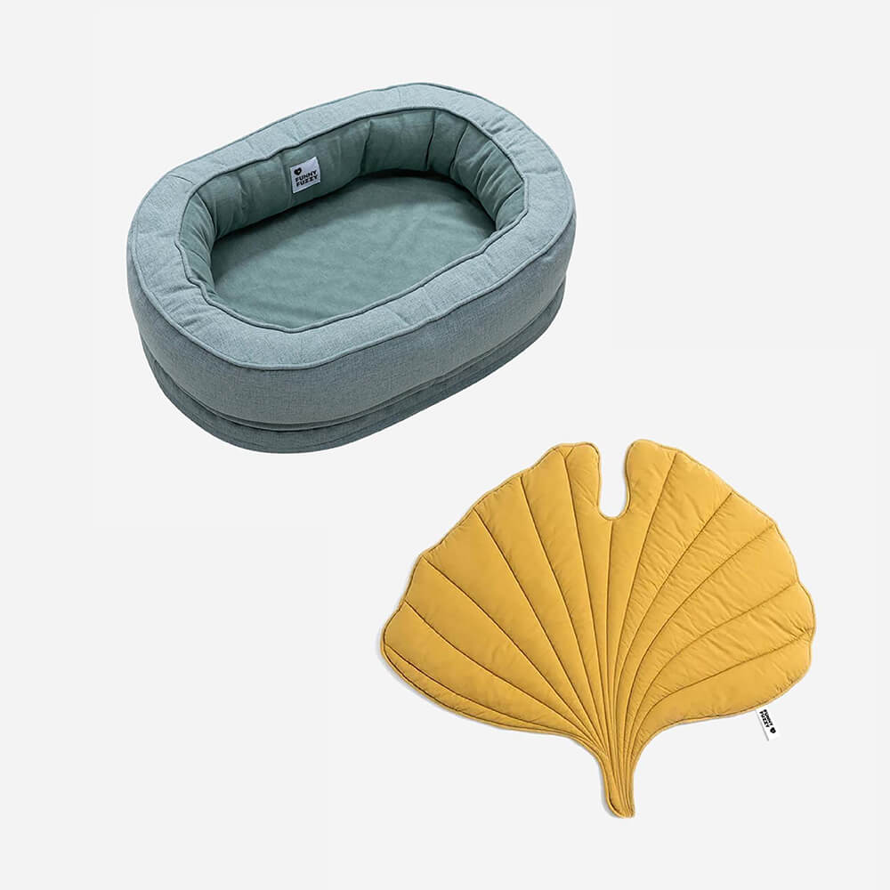 Fun Pet Blanket with Plush Dog Bed Cute Dog Accessories - Pexav