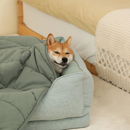 Fun Pet Blanket with Plush Dog Bed Cute Dog Accessories
