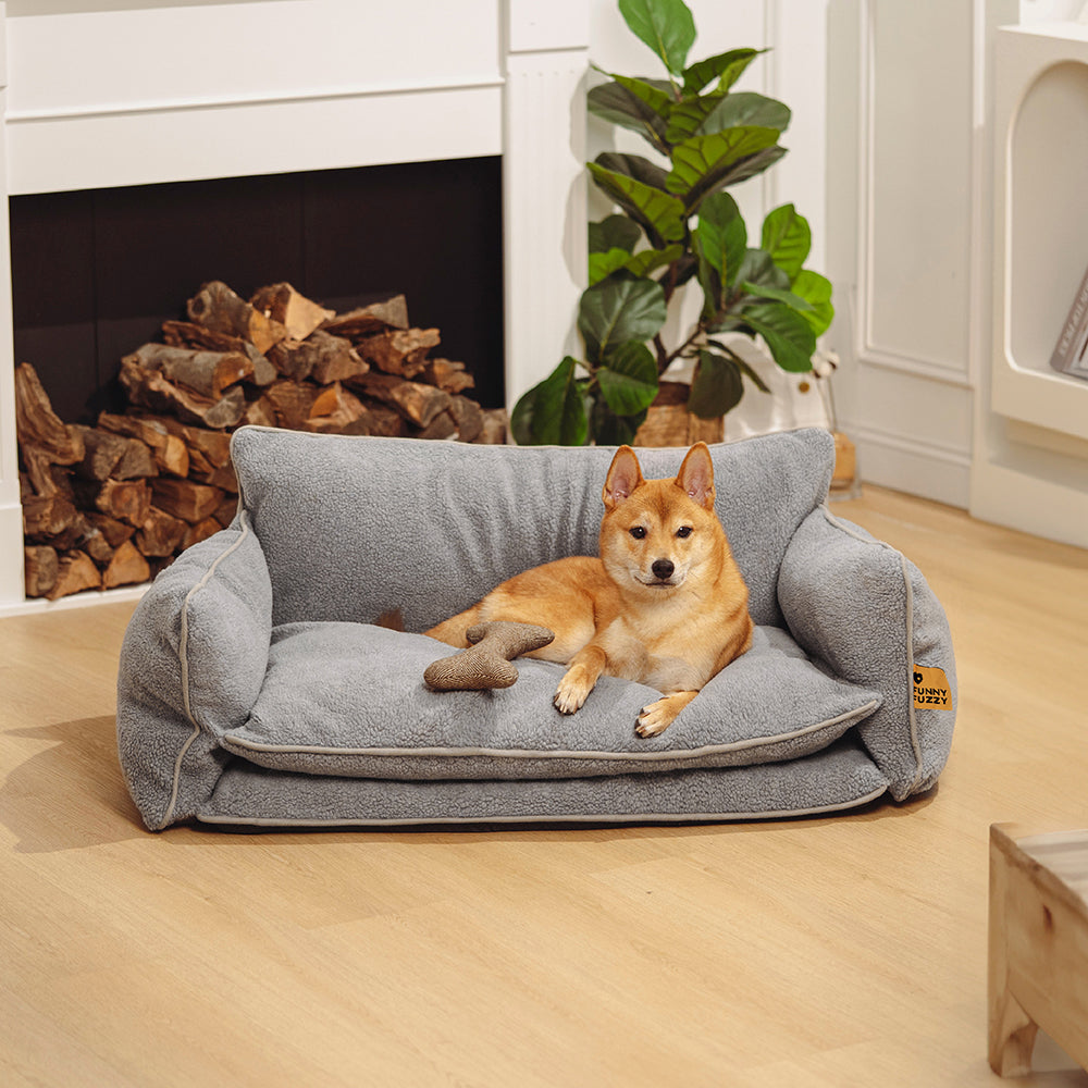 Plush Pet Fleece Dog Cat Bed Cushion - Pexav