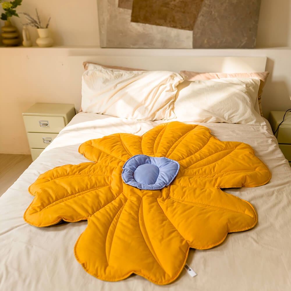 Large Floral Pet Blanket Throw