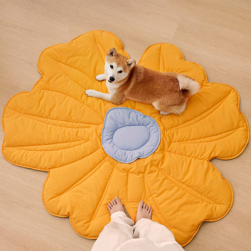 Large Floral Pet Blanket Throw