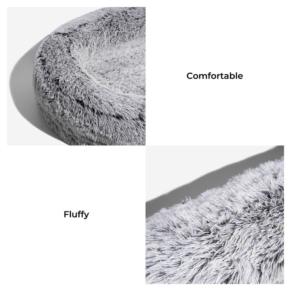 Extra Large Plush Pet Oval Bed for Humans Dogs