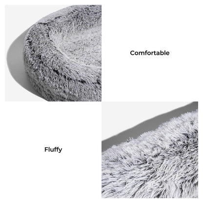 Extra Large Plush Pet Oval Bed for Humans Dogs