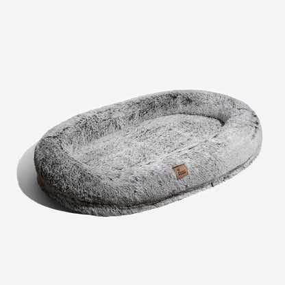 Extra Large Plush Pet Oval Bed for Humans Dogs