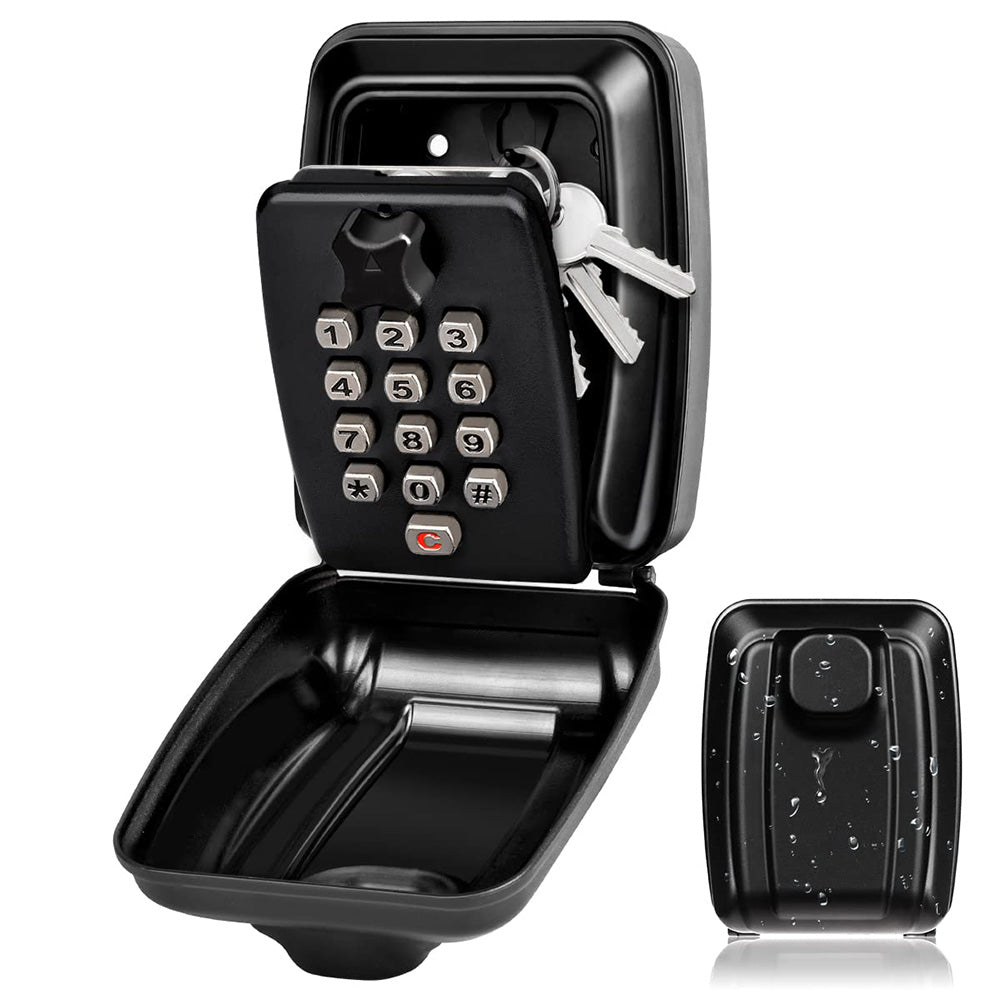 Secure Locking Key Storage Box - Pexav