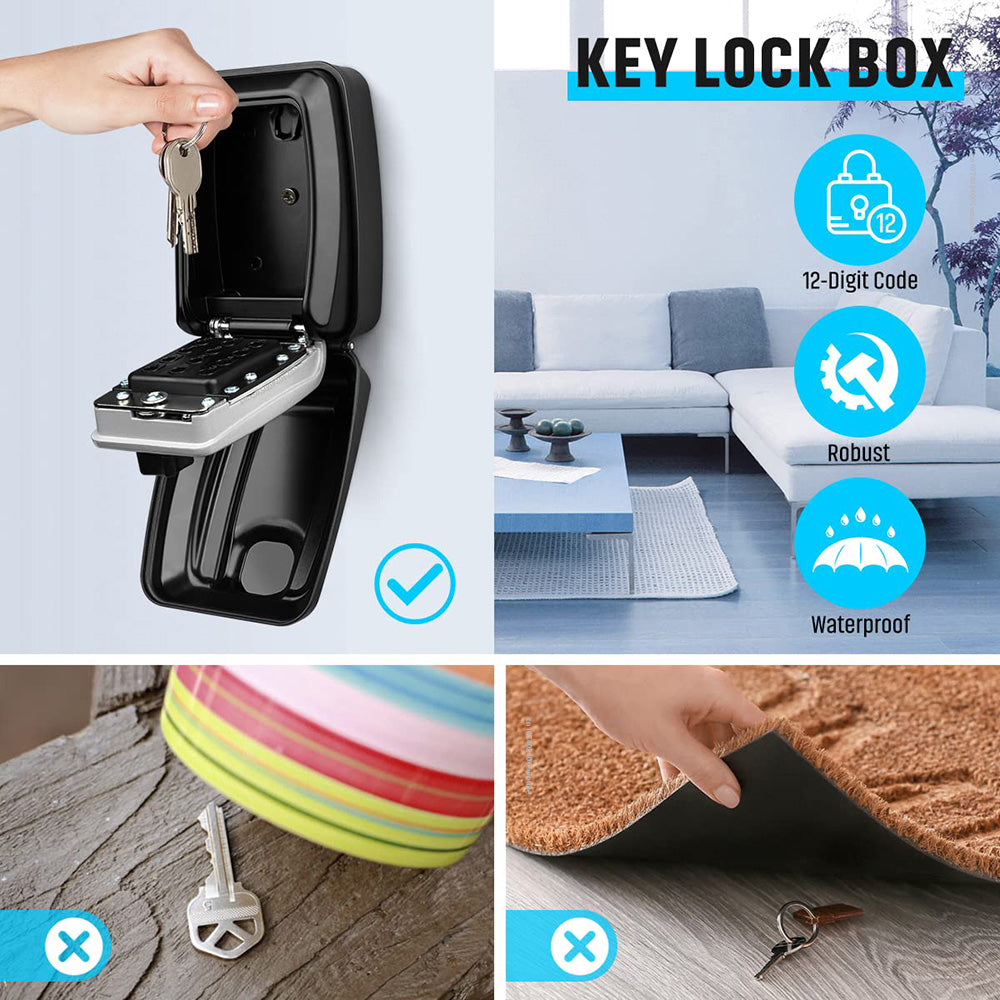 Secure Locking Key Storage Box