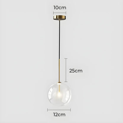 Modern Glass Ball Pendant Light