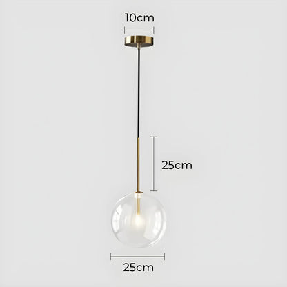 Modern Glass Ball Pendant Light
