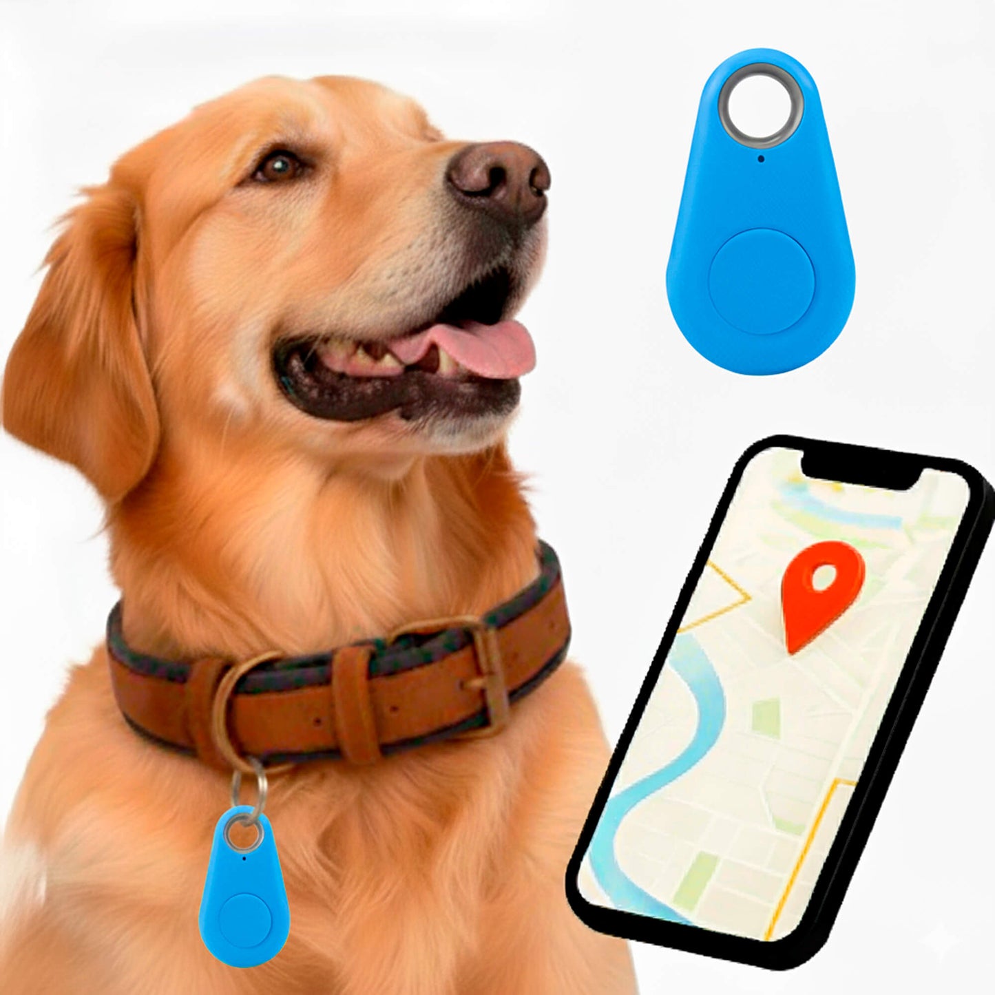Durable GPS Pet Tracker with Extended Battery Life