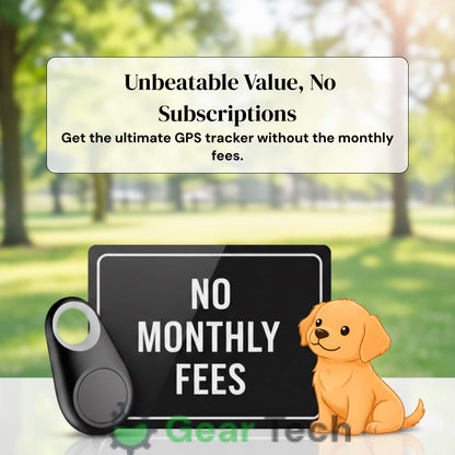 Durable GPS Pet Tracker with Extended Battery Life