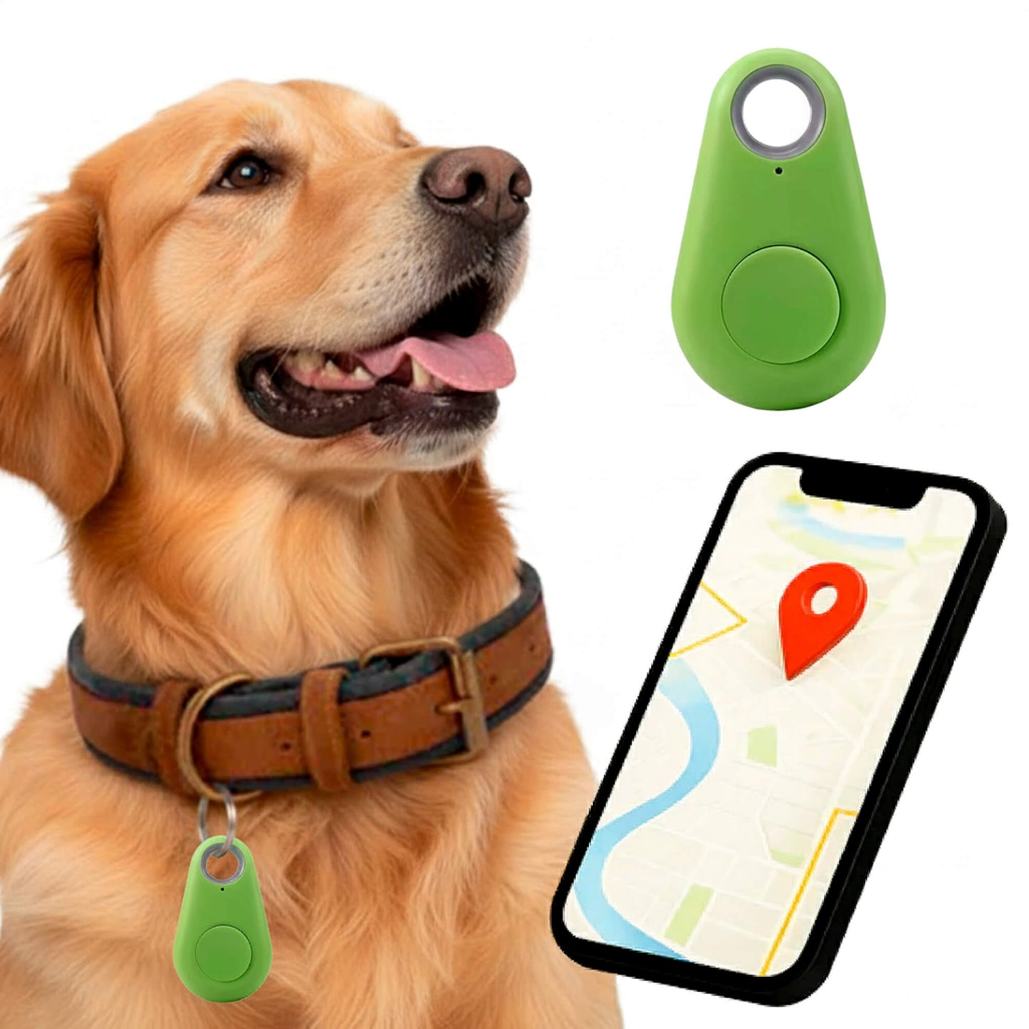 Durable GPS Pet Tracker with Extended Battery Life