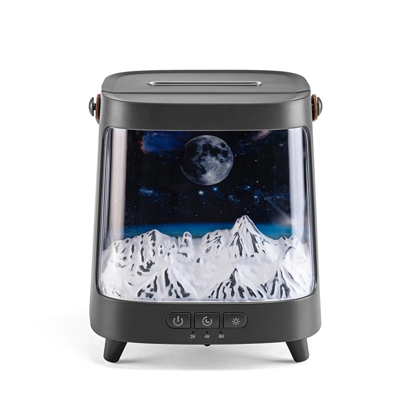 Galaxy Flame Aromatherapy Diffuser with Color Changing Lights – Electric Ultrasonic Essential Oil Diffuser for Relaxation 7