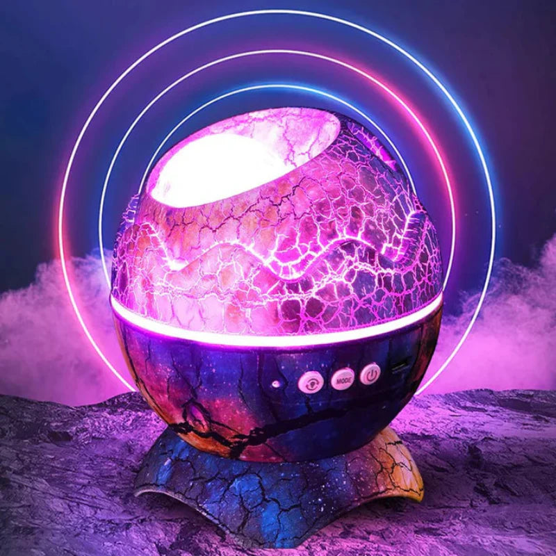 Colorful Star Night Light with Wireless Speaker - Pexav