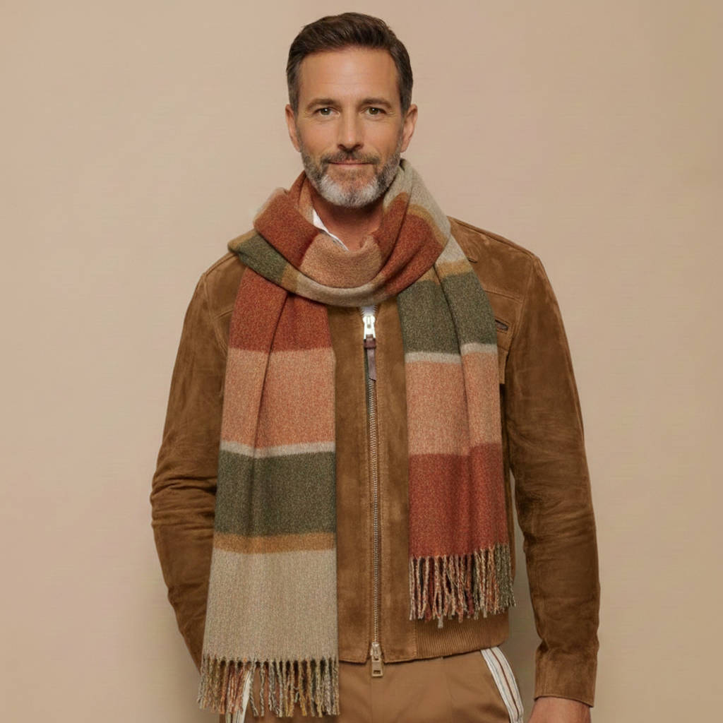 Vintage Style Zip Suede Mens Jacket