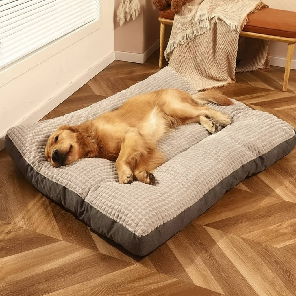 Cozy Pet Dog Bed Plush Fleece