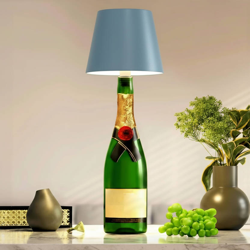 Cordless Glass Table Lamp