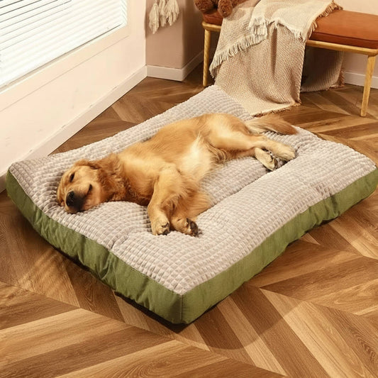 Cozy Pet Dog Bed Plush Fleece - Pexav