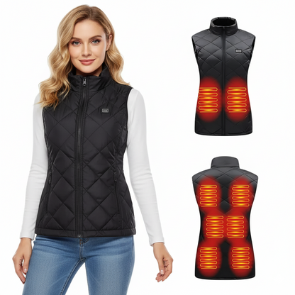 Warm Women's Rechargeable Heating Vest - Pexav