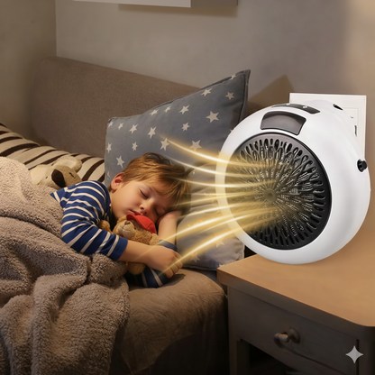 Quiet Baby Room Space Heater with 12 Hour Timer - Pexav
