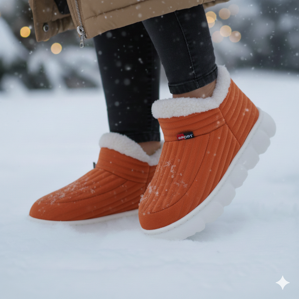 Warm Waterproof Women's Wide Calf Winter Boots