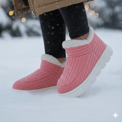 Warm Waterproof Women's Wide Calf Winter Boots