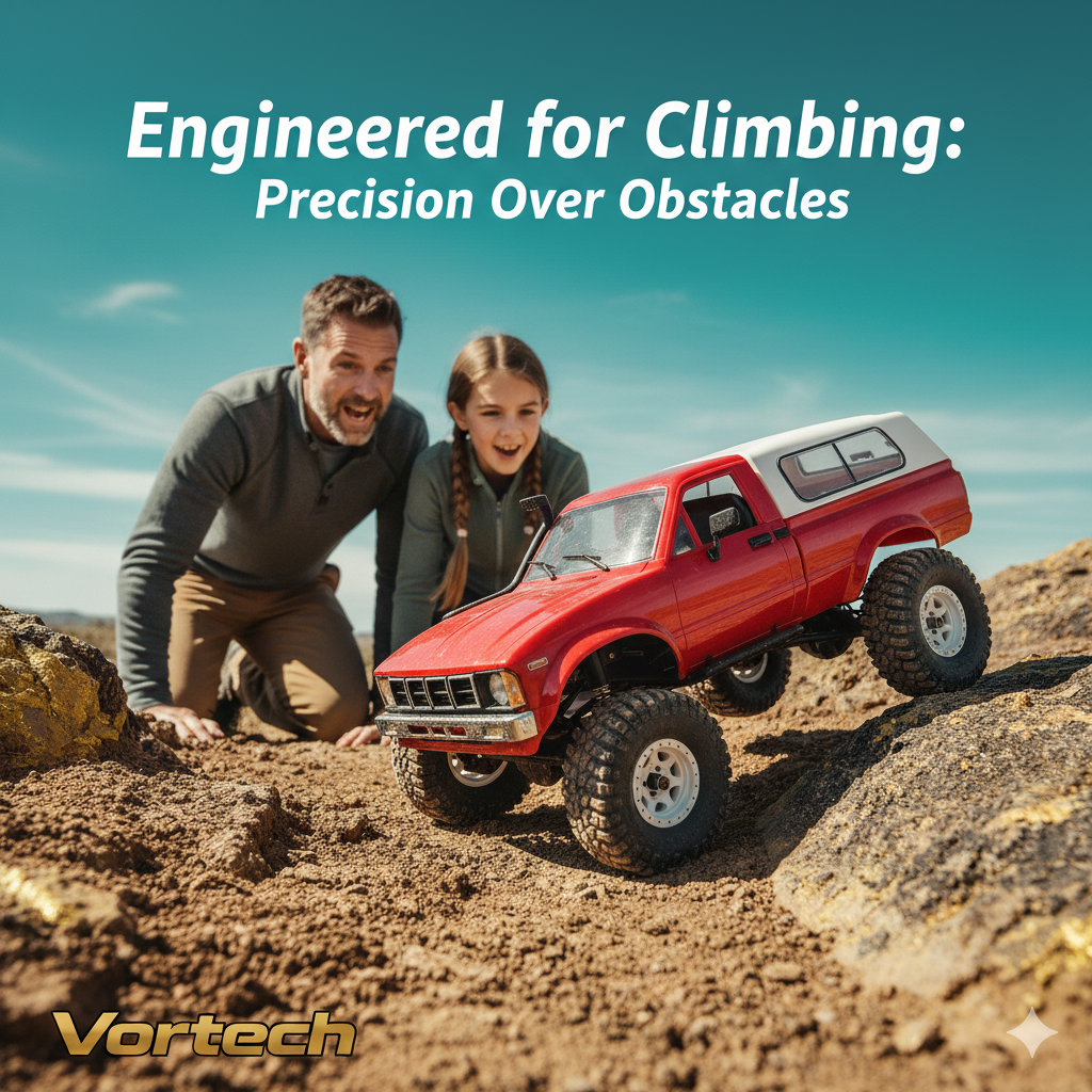 Tough 4x4 RC Rock Crawler Vehicle
