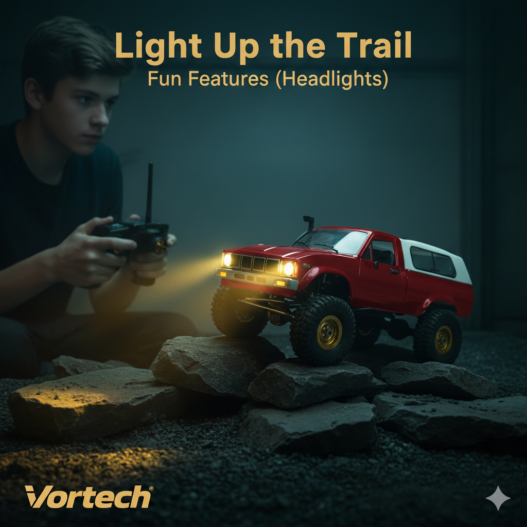 Tough 4x4 RC Rock Crawler Vehicle