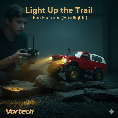 Tough 4x4 RC Rock Crawler Vehicle