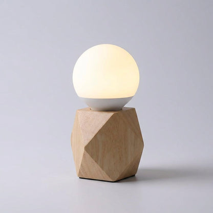 Geometric Base Bedside Lamp - Nordiqueo