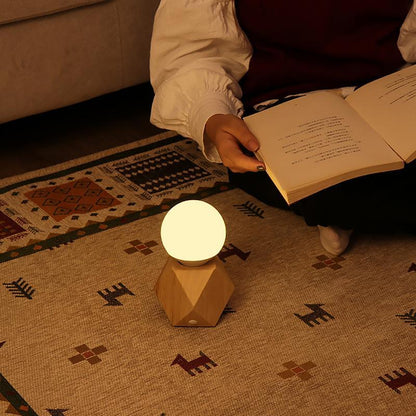 Geometric Base Bedside Lamp - Nordiqueo