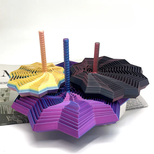 Colorful Spiral Desk Toy for Anxiety Relief - Pexav