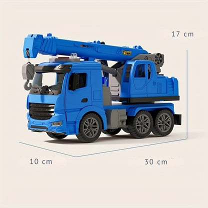 Big Rig Flashing Toy Crane Vehicle