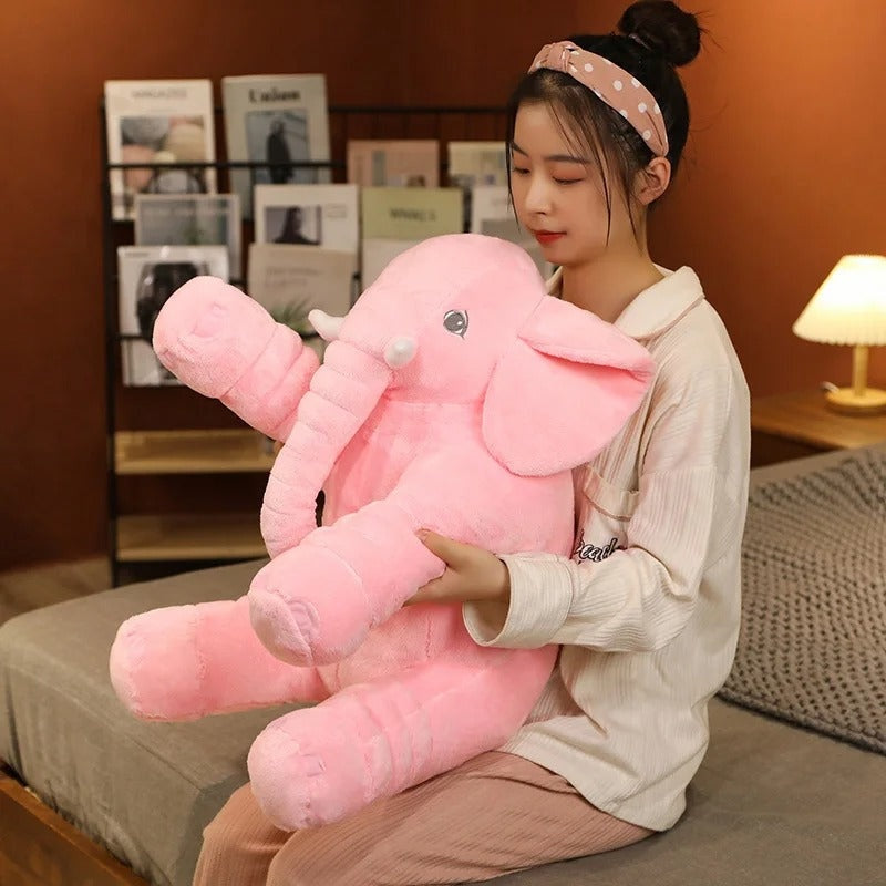 Giant Elephant Plush Toy Pillow For Baby