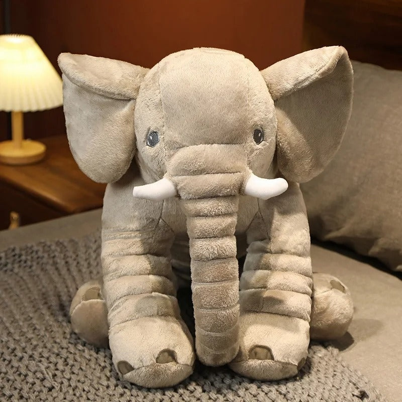 Big Soft Cuddly Elephant Pillow For Kids