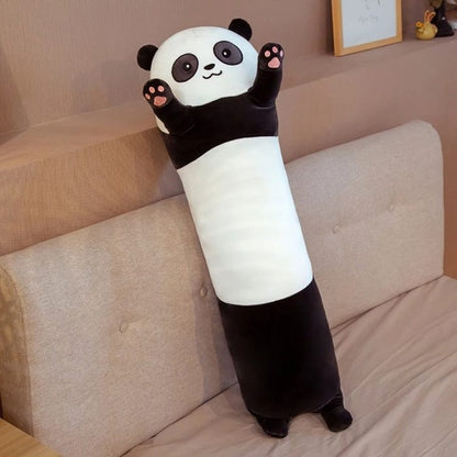 Giant Panda Plush Bolster Pillow Stuffed Toy