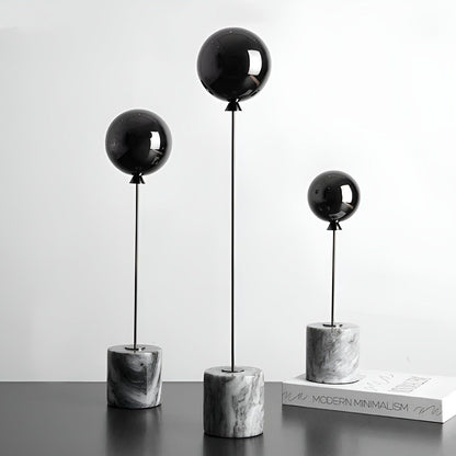 Luxury Metal Ornament with Stone Base for Modern Home - Pexav