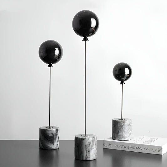 Luxury Metal Ornament with Stone Base for Modern Home - Pexav