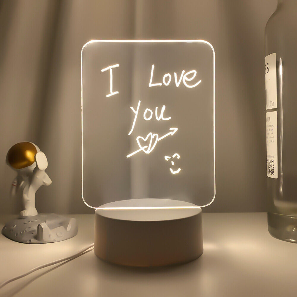 Bright LED Lighted Whiteboard Display Board