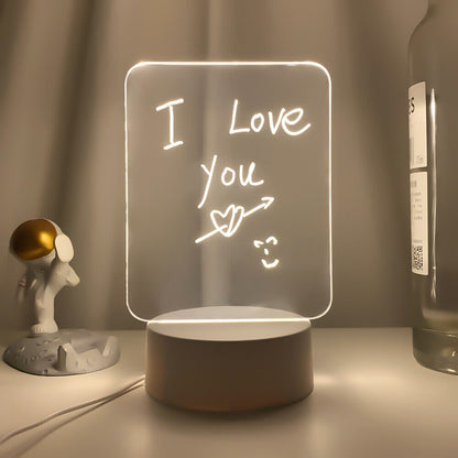 Bright LED Lighted Whiteboard Display Board