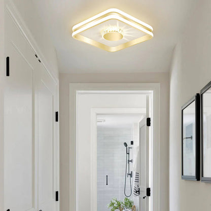 Modern Chic Crystal Ceiling Light