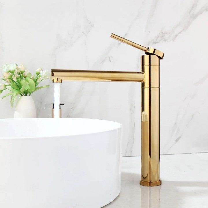 Luxury Brushed Brass Kitchen Faucet - Pexav