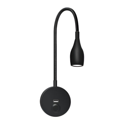 Flexible LED Wall Lamp with USB Port and Dimmer - Pexav