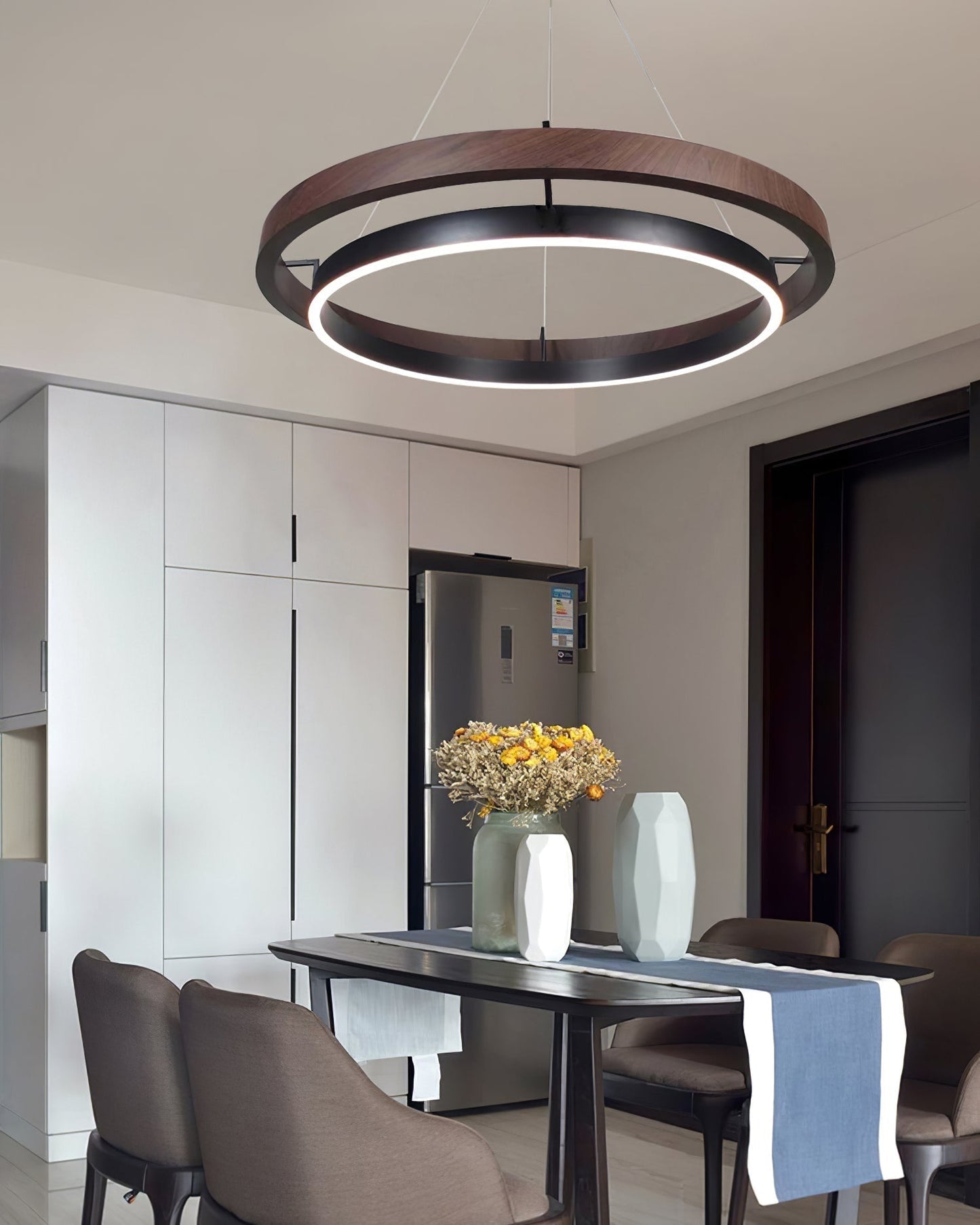 Stylish Double Ring LED Ceiling Light Fixture