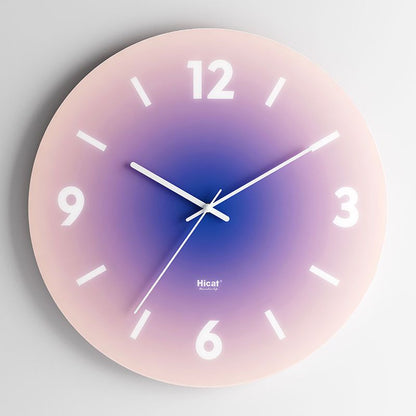 Gradient Glass Wall Clock – Modern Minimalist Design with Silent Sweep Movement, 11.8 & 14.2 Inch Options 5