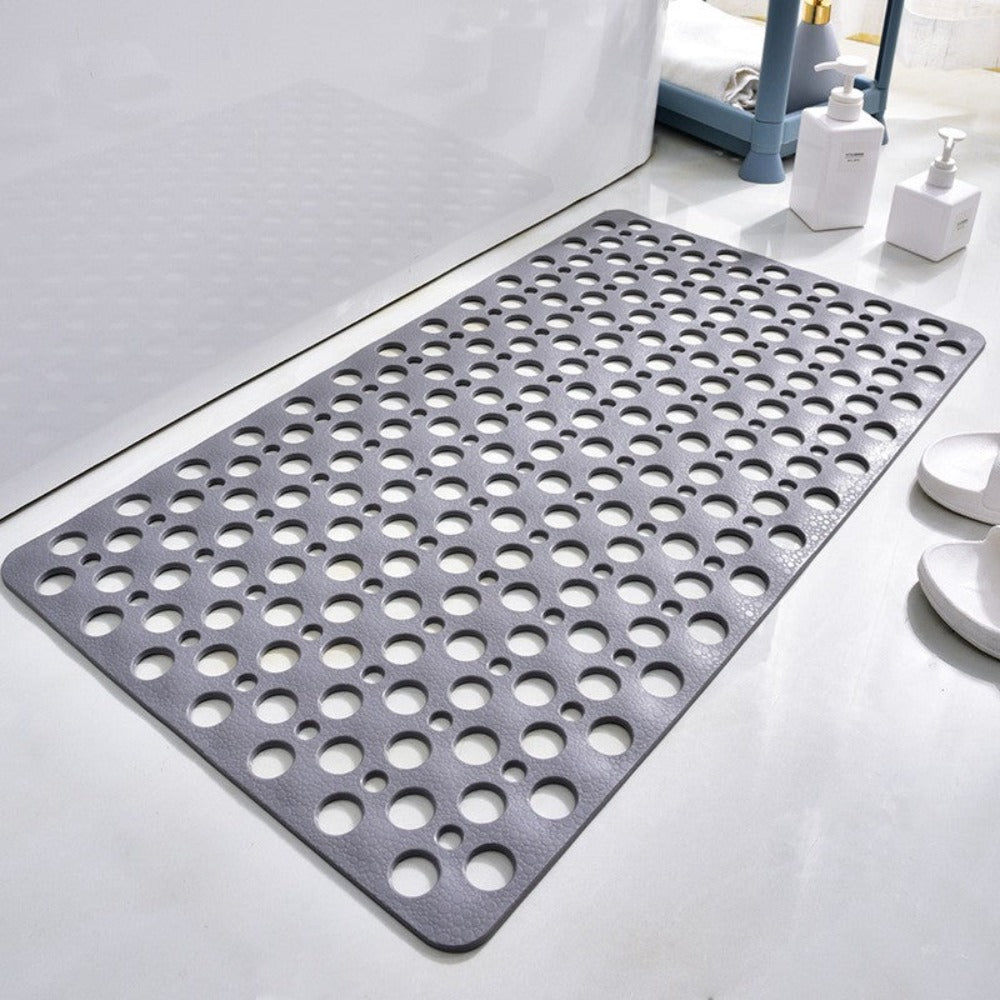 Anti-Slip Bathroom Shower Mat with Quick Drain