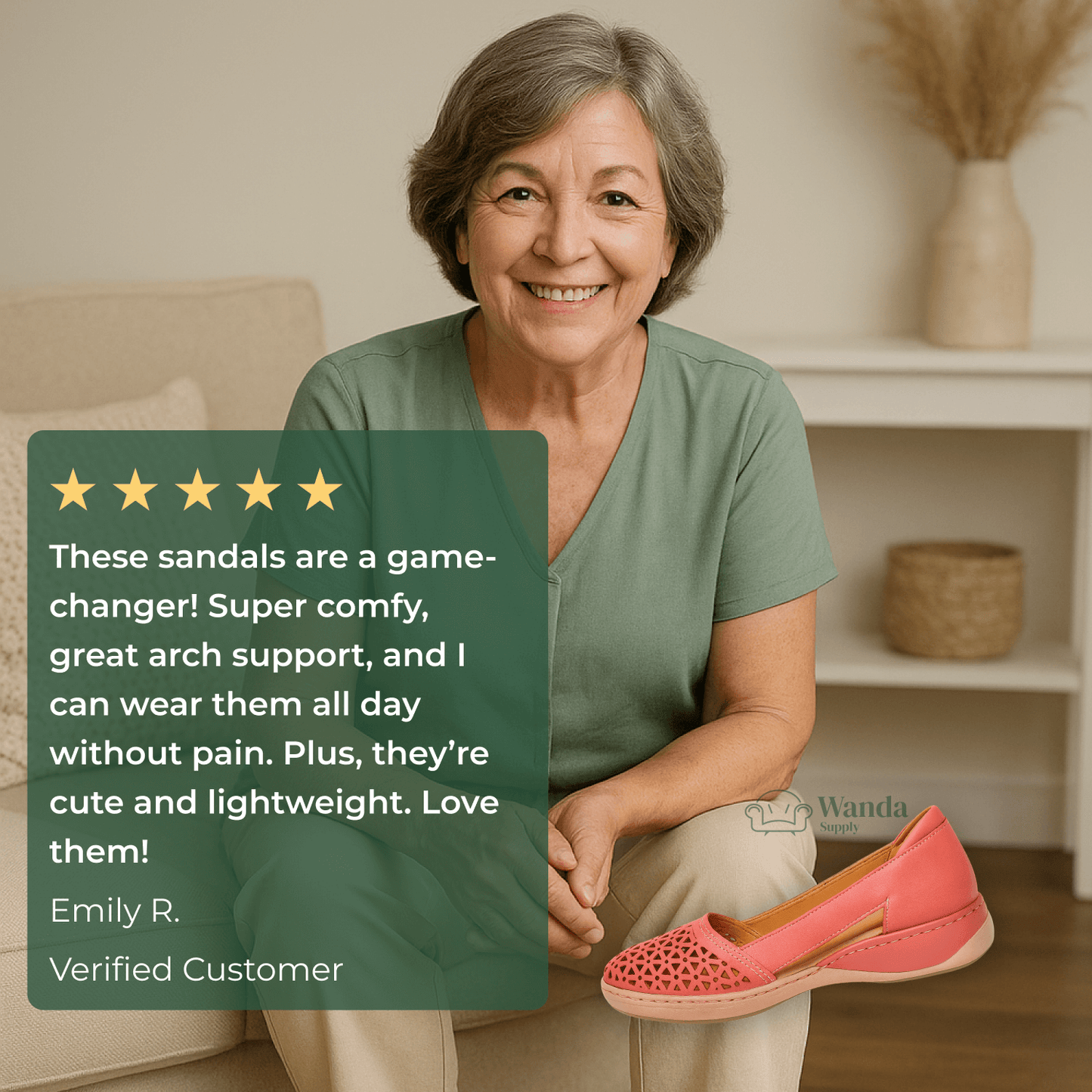 Comfortable Walking Sandals for Women with Arch Support