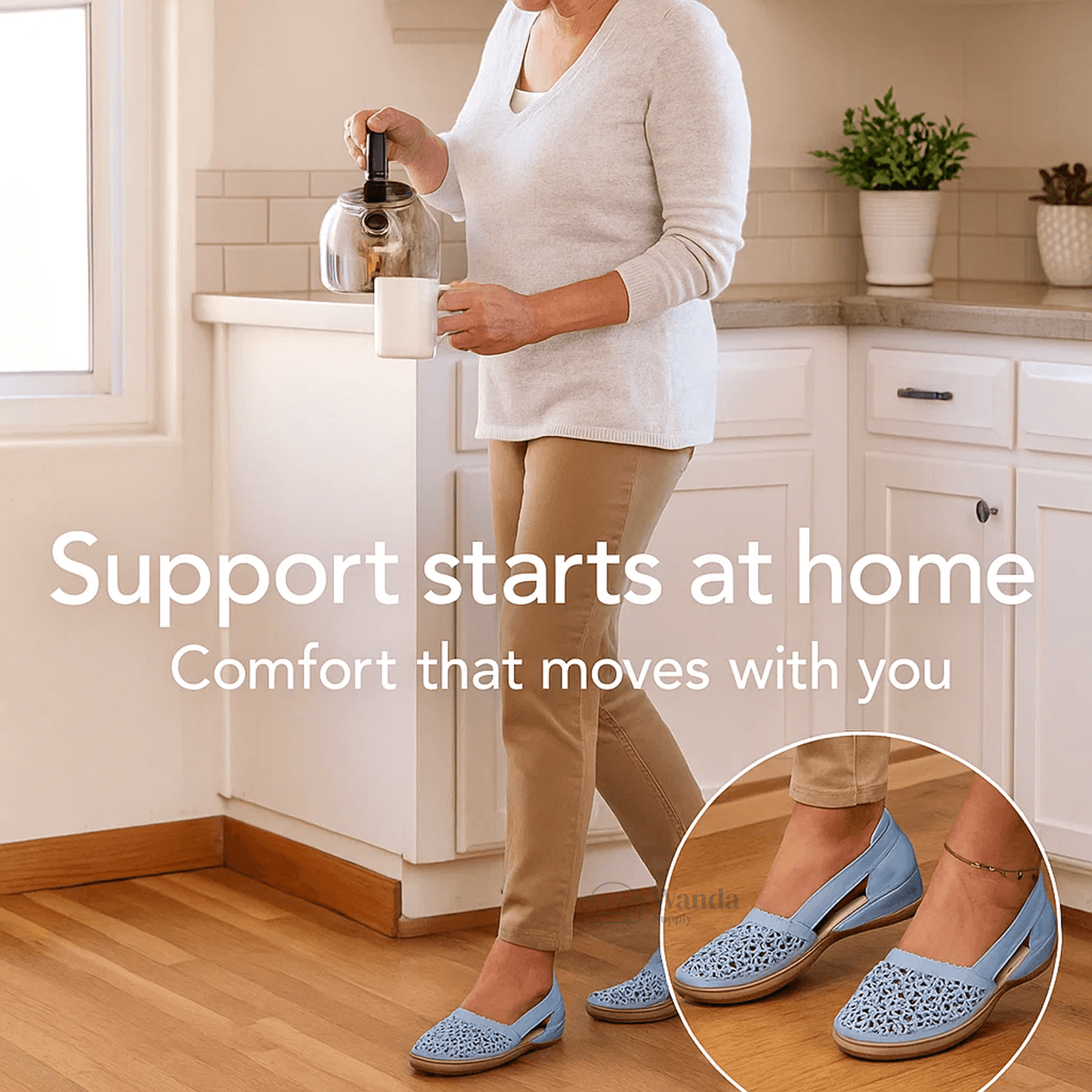Comfortable Walking Sandals for Women with Arch Support