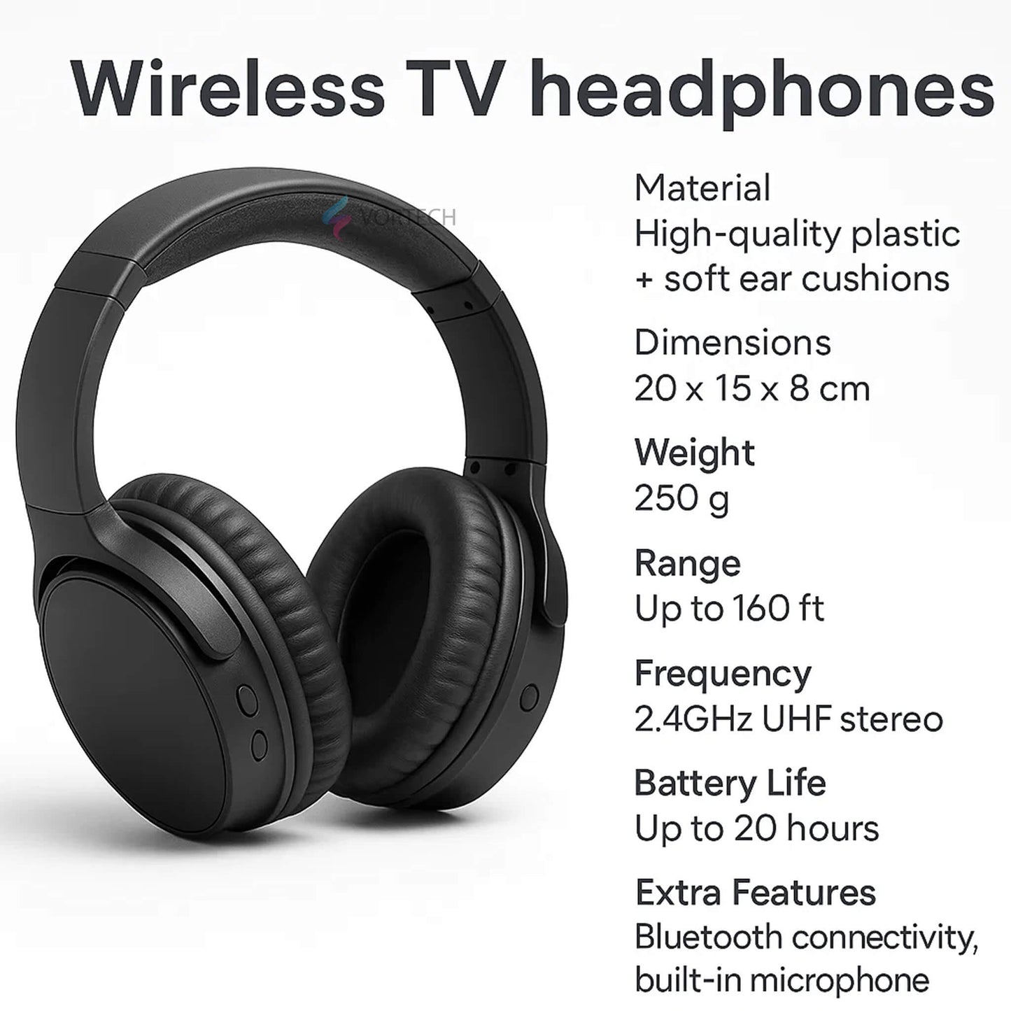 Comfortable Wireless Home Theater Headphones
