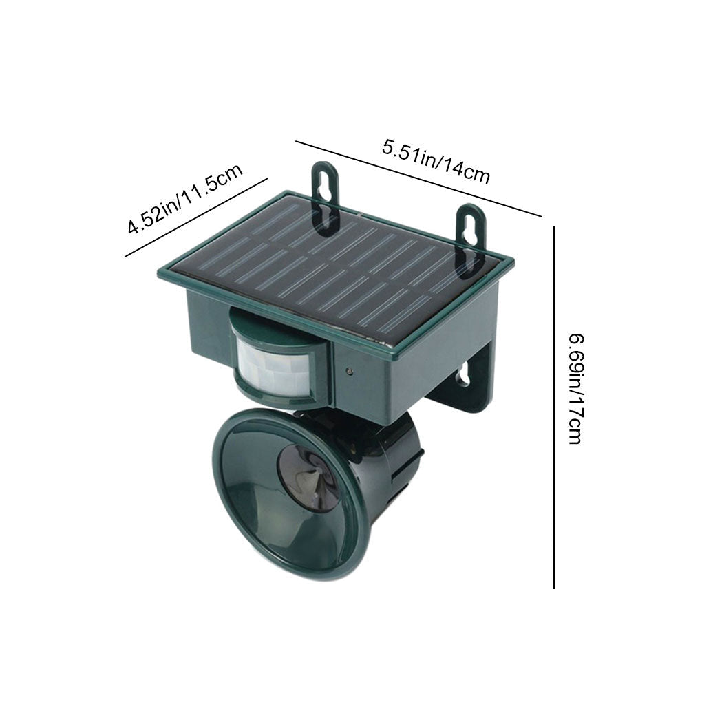 Automatic Solar Powered Bird Scarer Outdoor Repellent