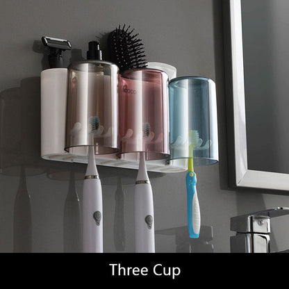 Space Saving Bathroom Storage Toothbrush Holder